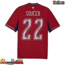 Camisa de Futebol República Checa Tomas Soucek #22 Equipamento Principal Mundo 2026 Manga Curta